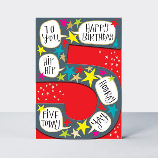 Picture of 5 TODAY BIRTHDAY CARD